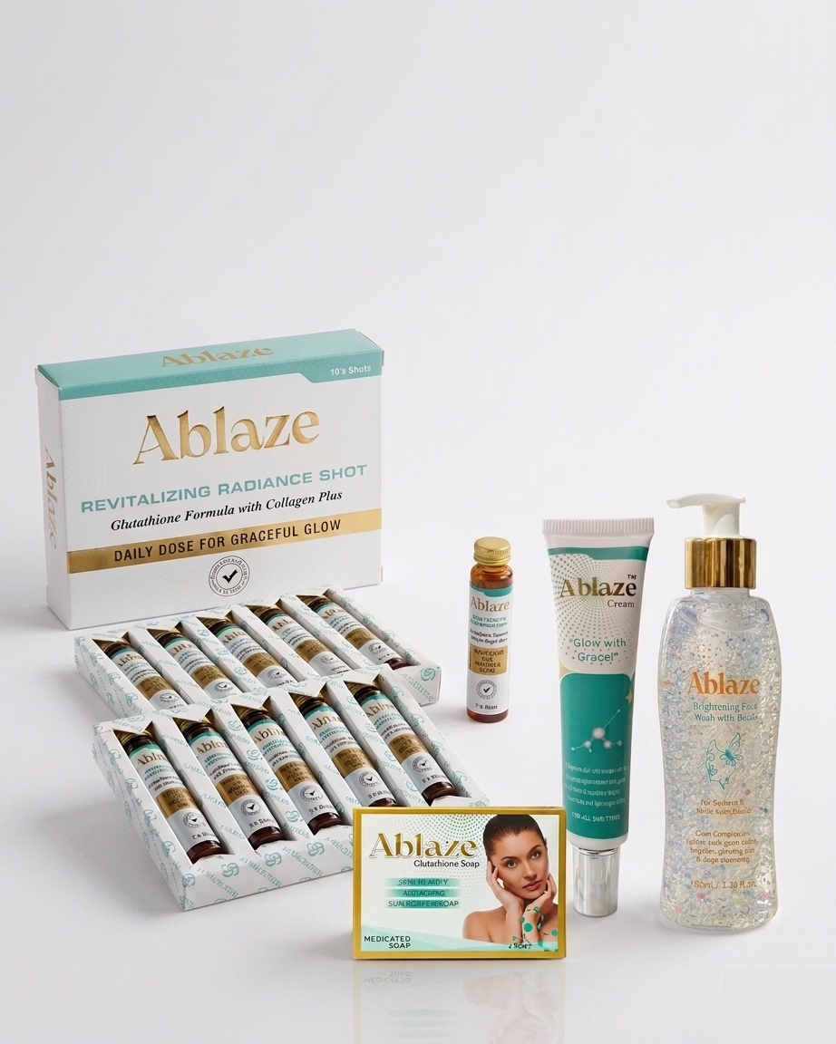 Ablaze Complete Glow Kit — Inside & Out Brightening Package