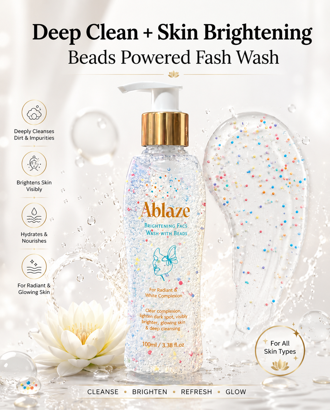 Ablaze | Brightening Face Wash with Beads