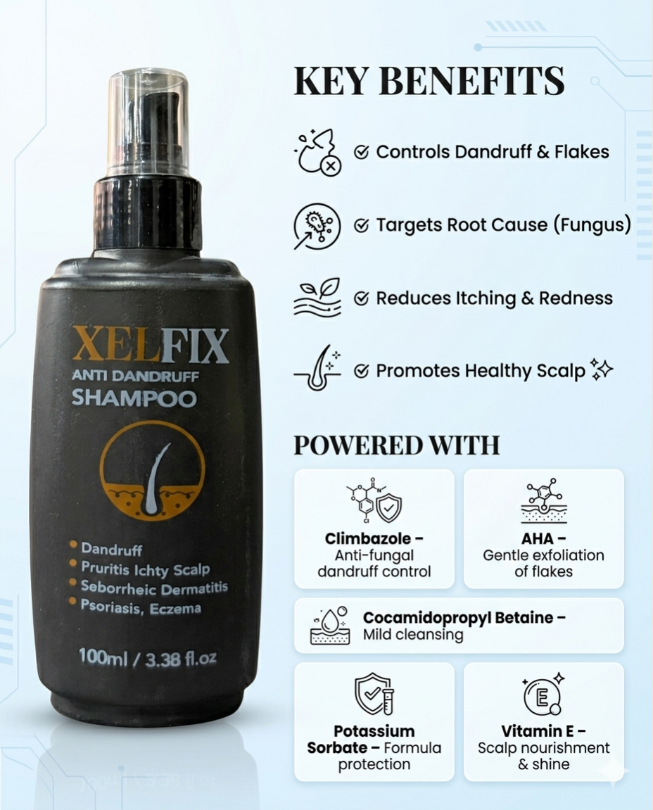 Xelfix | Anti Dandruff Shampoo