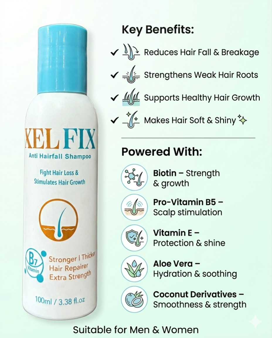 Xelfix | Anti Hairfall Shampo