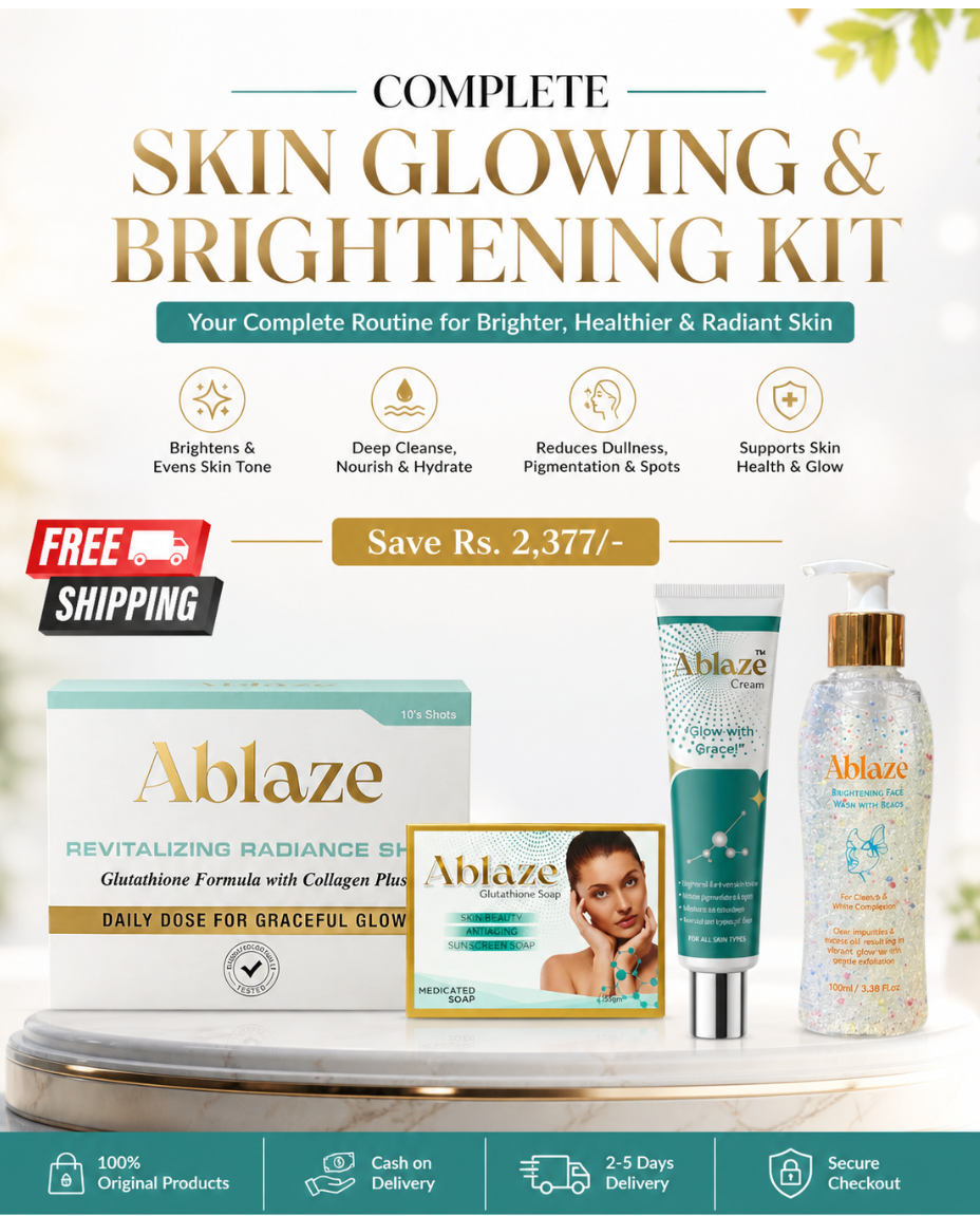 Ablaze Complete Glow Kit — Inside & Out Brightening Package